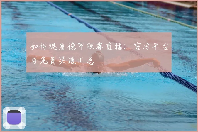 如何观看德甲联赛直播:官方平台与免费渠道汇总